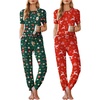 Green Christmas+red Deer