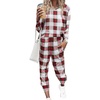 White Red Green Plaid