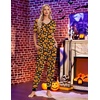 Ekouaer Pajamas for Women Set 2 Piece Short Sleeve Fall Pjs with Pockets(Black Halloween)