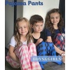 Ekouaer 2 Pack Girls Pajama Pants Cute Print PJ Bottoms With Pockets(Black Plaid_pink Plaid)