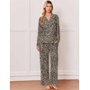 Ekouaer&nbsp;Pajamas&nbsp;Set&nbsp;for&nbsp;Women&nbsp;Cotton&nbsp;Pjs&nbsp;Button&nbsp;Up&nbsp;Long&nbsp;Sleeve&nbsp;Lounge&nbsp;Sets(Leopard)