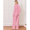 Ekouaer&nbsp;Pajamas&nbsp;Set&nbsp;for&nbsp;Women&nbsp;Cotton&nbsp;Pjs&nbsp;Button&nbsp;Up&nbsp;Long&nbsp;Sleeve&nbsp;Lounge&nbsp;Sets(Pink Bow)