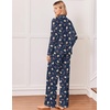 Ekouaer&nbsp;Pajamas&nbsp;Set&nbsp;for&nbsp;Women&nbsp;Cotton&nbsp;Pjs&nbsp;Button&nbsp;Up&nbsp;Long&nbsp;Sleeve&nbsp;Lounge&nbsp;Sets(Xmas Black)
