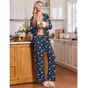 Ekouaer&nbsp;Pajamas&nbsp;Set&nbsp;for&nbsp;Women&nbsp;Cotton&nbsp;Pjs&nbsp;Button&nbsp;Up&nbsp;Long&nbsp;Sleeve&nbsp;Lounge&nbsp;Sets(Xmas Black)