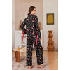 Ekouaer Womens Long Sleeve Pajamas Set Button Down Pj Sets Cute Bow Tie Pjs(Christmas Boots and Candy Canes)