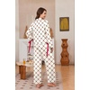 Ekouaer Womens Long Sleeve Pajamas Set Button Down Pj Sets Cute Bow Tie Pjs(Christmas Diamond-patterned Bow)