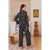 Ekouaer Womens Long Sleeve Pajamas Set Button Down Pj Sets Cute Bow Tie Pjs(Halloween Skeleton)