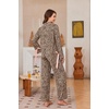 Ekouaer Womens Long Sleeve Pajamas Set Button Down Pj Sets Cute Bow Tie Pjs(Leopard)