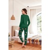 Ekouaer Womens Pajama Sets Long Sleeve Pjs with Jogger Pants Soft Sleepwear(Christmas Reindeer)