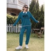 Ekouaer Women’s 2 Piece Lounge Sets Casual Matching Set 2026 Fashion Outfit(Blue Green-nope)