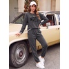 Ekouaer Women’s 2 Piece Lounge Sets Casual Matching Set 2026 Fashion Outfit(Dark Grey-nope)