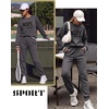 Ekouaer Women’s 2 Piece Lounge Sets Casual Matching Set 2026 Fashion Outfit(Dark Grey-nope)