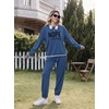 Ekouaer Women’s 2 Piece Lounge Sets Casual Matching Set 2026 Fashion Outfit(Navy Blue-nope)