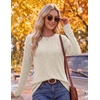 Ekouaer Womens Long Sleeve Shirts Business Casual Tops Fall Winter Thermal(Beige)