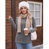 Ekouaer Womens Long Sleeve Shirts Business Casual Tops Fall Winter Thermal(Dark Gray)