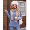 Ekouaer Womens Long Sleeve Shirts Business Casual Tops Fall Winter Thermal(Navy)