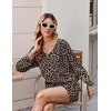 Ekouaer Womens Lounge Sets 2 Piece Long Sleeve Casual Striped Matching Set(Leopard)