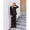 Ekouaer Womens Pajama Sets 2 Piece Striped Loungewear Soft Matching Pjs(Christmas Black Candy Cane)