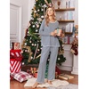 Ekouaer Womens Pajama Sets 2 Piece Striped Loungewear Soft Matching Pjs(Stripe Navy&white)