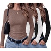 3pcs Brown/ Black/ White