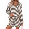 Brown White Stripe