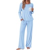 Stripe Clear Blue&white