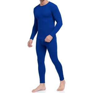 Thermal Underwear for Men Long Johns Set Winter Base Layer Top and Bottom(Royal Blue)