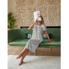 Ekouaer Cotton Long Nightgowns for Women Vintage House Dress with Pockets(Little Flower)