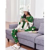 Ekouaer Pajamas for Women Set Long Sleeve Pjs Soft 2 Piece Cozy Loungewear(Green Christmas)