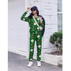 Ekouaer Pajamas for Women Set Long Sleeve Pjs Soft 2 Piece Cozy Loungewear(Green Christmas)