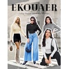 Turtleneck Tops for Women Long Sleeve Base Layer Thermal Underwear Shirts(New Orange)