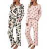 Black Floral  Red Floral