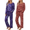 Purple Paisley  Burgundy Floral