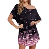 Ekouaer Cotton Nightgowns for Women Oversized Sleep Shirt Tshirt Night Gown(Cherry Blossoms)