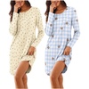 Blue Plaid yellow Print