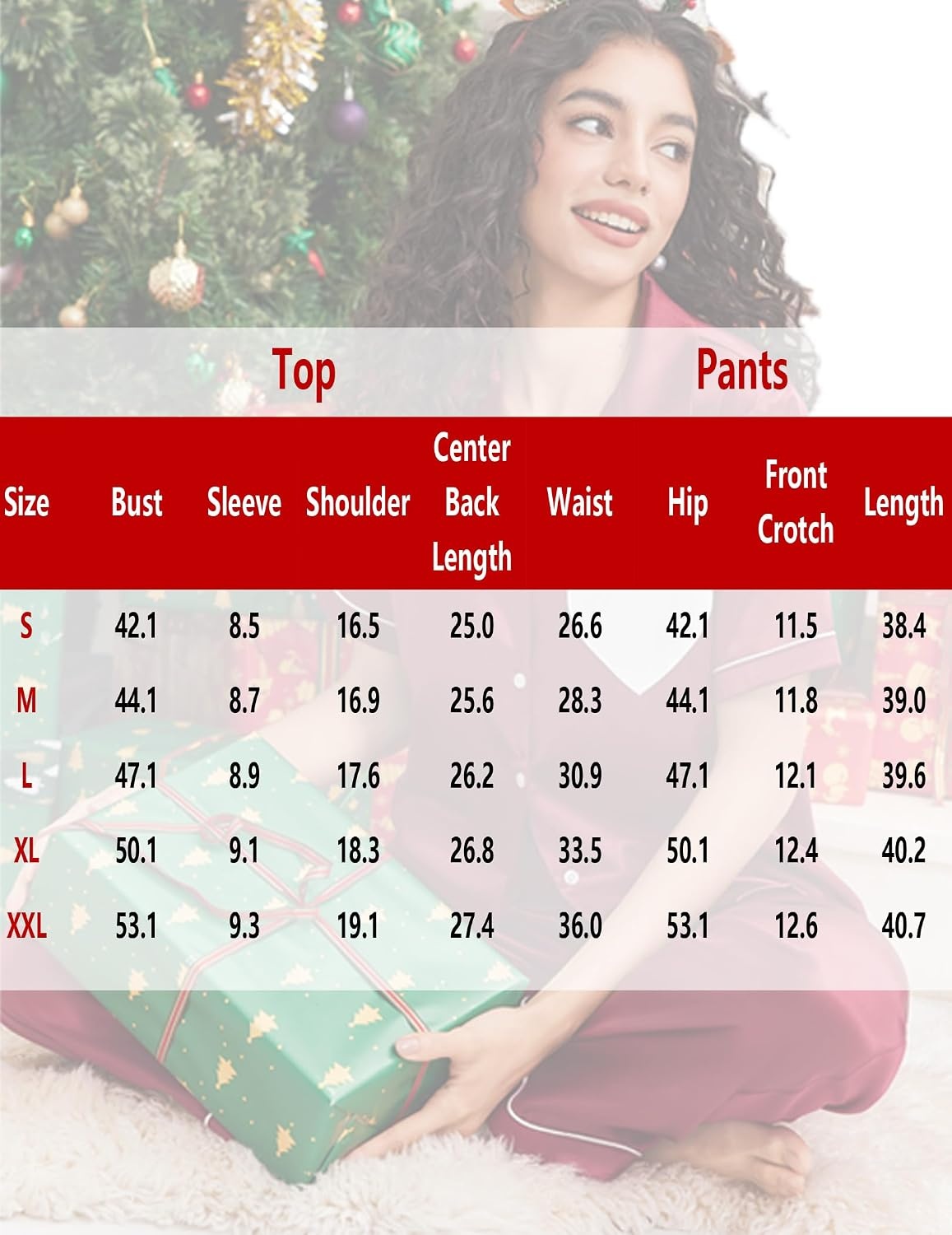 image:imageEkouaer Womens Silk Satin Pajama Set Short Sleeve Pjs Button Down SleepwearCream Black Bow Dots