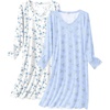 White Blue Flower/Blue Floral