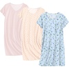 Pink Tripe/Cream Pink Floral/Blue Floral