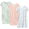 White Blue Floral/Little Daisy/Pink Red Floral